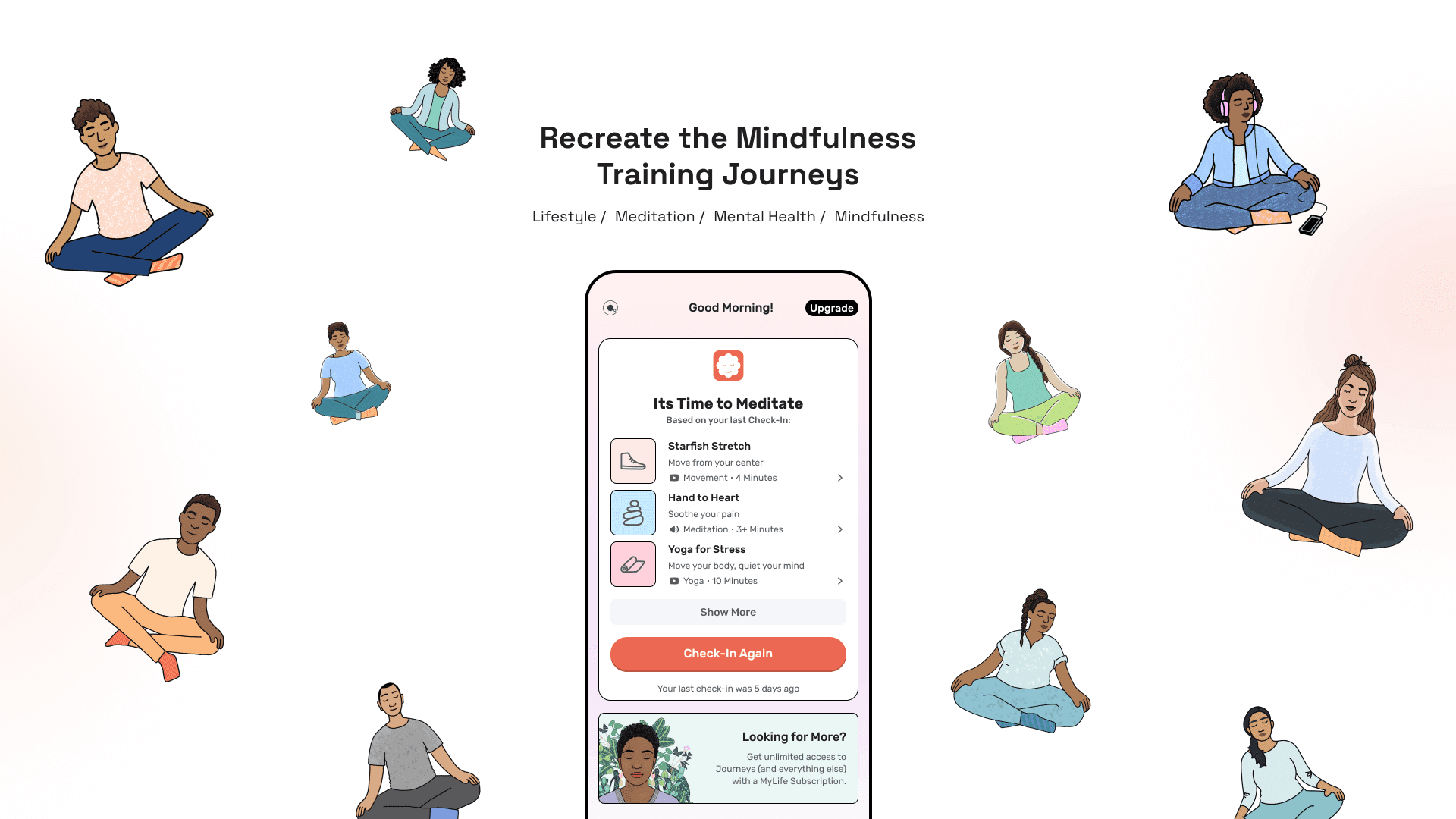 Improving engagement a meditation app content image