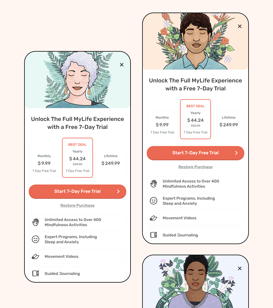 Improving engagement a meditation app content image